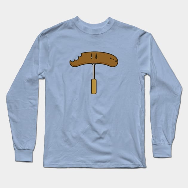 Sad sausage Long Sleeve T-Shirt by peppermintpopuk